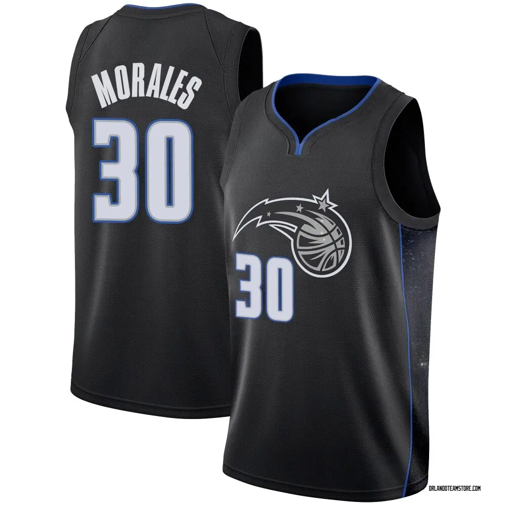 Men's Alex Morales Orlando Magic Black 2018/19 Jersey - City Edition - Swingman