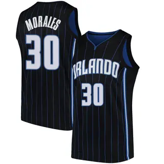 Men's Alex Morales Orlando Magic Black Jersey - Statement Edition - Swingman