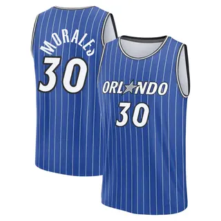 Men's Alex Morales Orlando Magic Blue 2024/25 Icon Edition Jersey - Fast Break