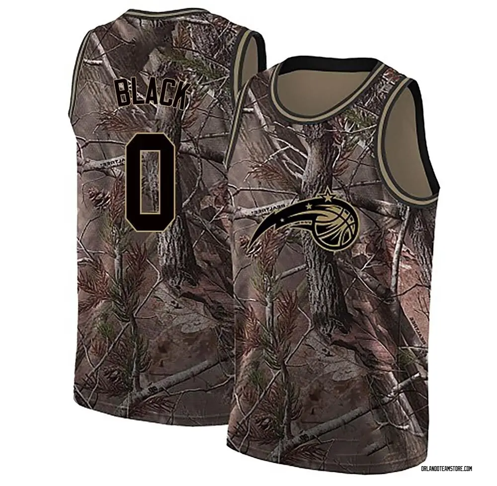 Men's Anthony Black Orlando Magic Black Camo Realtree Collection Jersey - Swingman