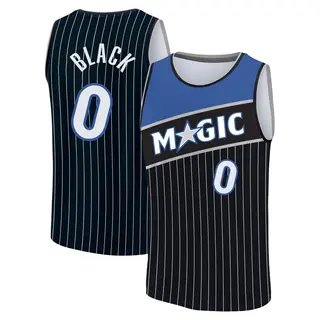 Men's Anthony Black Orlando Magic Black 2024/25 Statement Edition Jersey - Fast Break