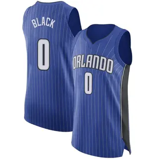 Men's Anthony Black Orlando Magic Black Royal Jersey - Icon Edition - Authentic