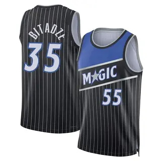 Men's Goga Bitadze Orlando Magic Black 2024/25 Statement Edition Jersey - Swingman
