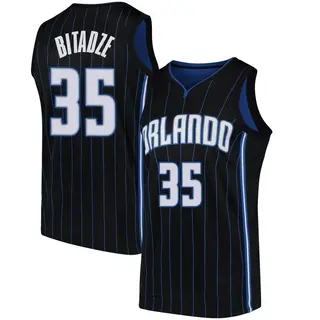 Men's Goga Bitadze Orlando Magic Black Jersey - Statement Edition - Swingman