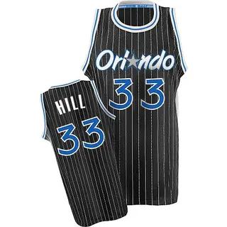 Men's Grant Hill Orlando Magic Black Throwback Jersey - Swingman