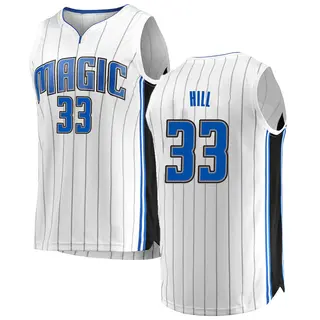 Men's Grant Hill Orlando Magic White Jersey - Association Edition - Fast Break