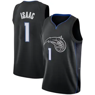 Men's Jonathan Isaac Orlando Magic Black 2018/19 Jersey - City Edition - Swingman