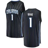 Men's Jonathan Isaac Orlando Magic Black Jersey - Statement Edition - Fast Break