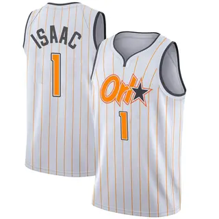 Men's Jonathan Isaac Orlando Magic White 2020/21 Jersey - City Edition - Swingman