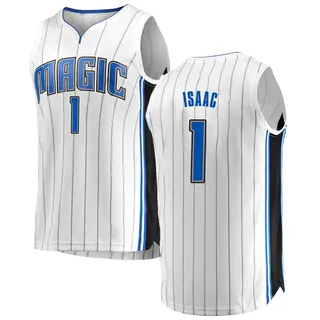 Men's Jonathan Isaac Orlando Magic White Jersey - Association Edition - Fast Break