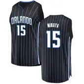 Men's Justin Minaya Orlando Magic Black Jersey - Statement Edition - Fast Break