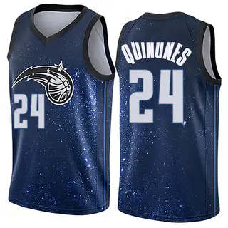 Men's Lester Quinones Orlando Magic Blue Jersey - City Edition - Swingman