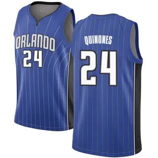 Men's Lester Quinones Orlando Magic Royal Jersey - Icon Edition - Swingman