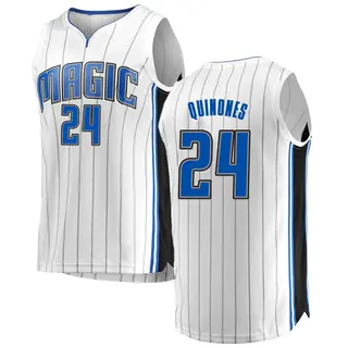 Men's Lester Quinones Orlando Magic White Jersey - Association Edition - Fast Break