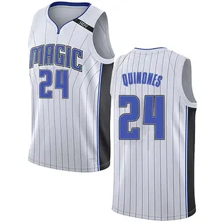 Men's Lester Quinones Orlando Magic White Jersey - Association Edition - Swingman