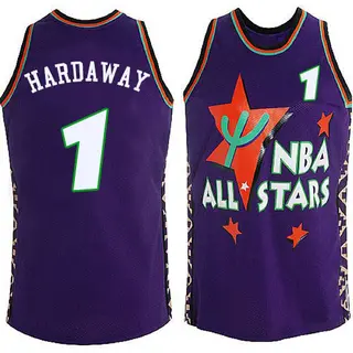 Men's Penny Hardaway Orlando Magic Blue 1995 All Star Throwback Jersey - Authentic