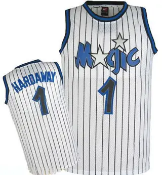 Men's Penny Hardaway Orlando Magic White Throwback Jersey - Authentic