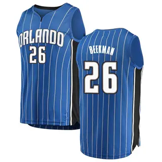 Men's Reece Beekman Orlando Magic Blue Jersey - Icon Edition - Fast Break