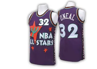 Men's Shaquille O'Neal Orlando Magic Purple 1995 All Star Throwback Jersey - Swingman