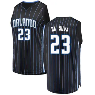 Men's Tristan da Silva Orlando Magic Black Jersey - Statement Edition - Fast Break