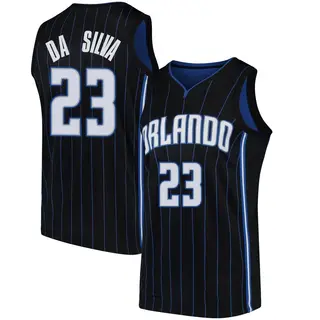 Men's Tristan da Silva Orlando Magic Black Jersey - Statement Edition - Swingman