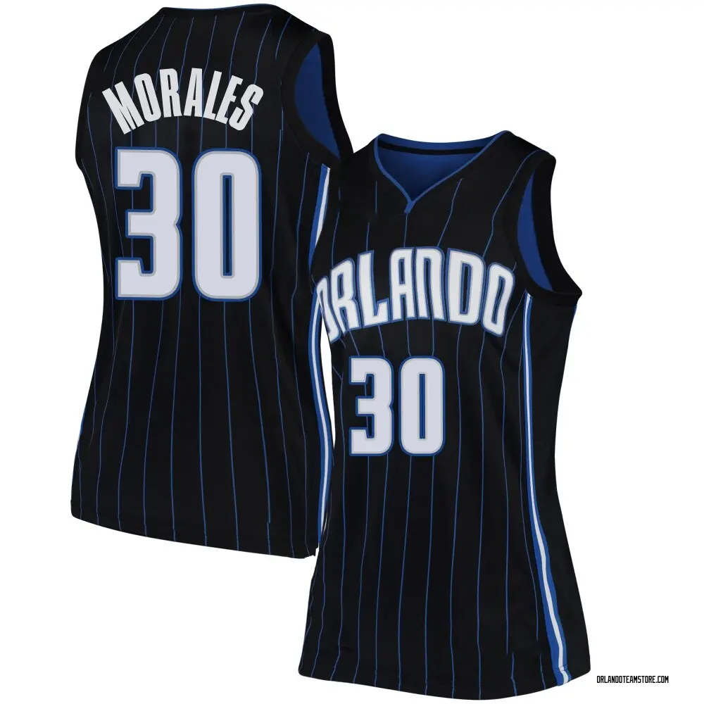 Women's Alex Morales Orlando Magic Black Jersey - Statement Edition - Swingman