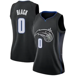 Women's Anthony Black Orlando Magic Black 2018/19 Jersey - City Edition - Swingman