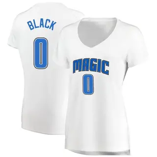 Women's Anthony Black Orlando Magic White Jersey - Association Edition - Fast Break