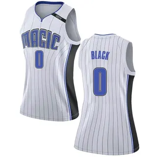 Women's Anthony Black Orlando Magic White Jersey - Association Edition - Swingman