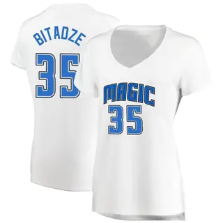 Women's Goga Bitadze Orlando Magic White Jersey - Association Edition - Fast Break