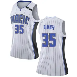 Women's Goga Bitadze Orlando Magic White Jersey - Association Edition - Swingman