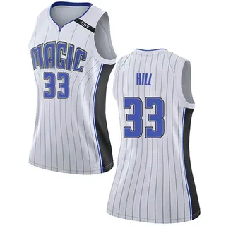 Women's Grant Hill Orlando Magic White Jersey - Association Edition - Swingman
