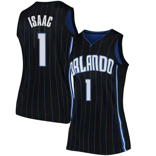 Women's Jonathan Isaac Orlando Magic Black Jersey - Statement Edition - Swingman