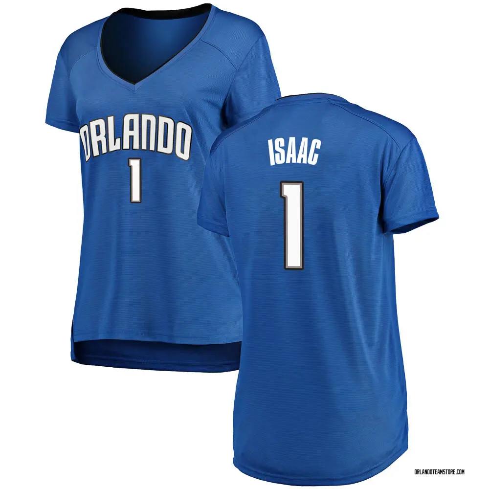 Women's Jonathan Isaac Orlando Magic Royal Jersey - Icon Edition - Fast Break