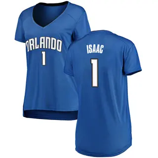 Women's Jonathan Isaac Orlando Magic Royal Jersey - Icon Edition - Fast Break