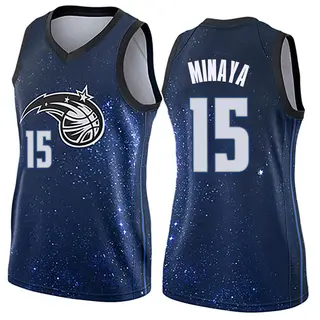 Women's Justin Minaya Orlando Magic Blue Jersey - City Edition - Swingman