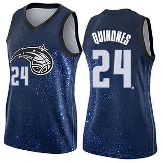 Women's Lester Quinones Orlando Magic Blue Jersey - City Edition - Swingman