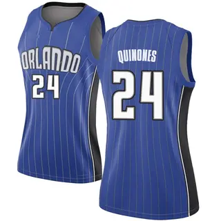 Women's Lester Quinones Orlando Magic Royal Jersey - Icon Edition - Swingman