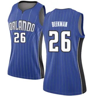 Women's Reece Beekman Orlando Magic Royal Jersey - Icon Edition - Swingman