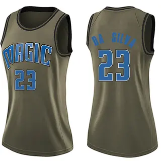 Women's Tristan da Silva Orlando Magic Green Salute to Service Jersey - Swingman