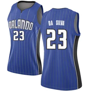 Women's Tristan da Silva Orlando Magic Royal Jersey - Icon Edition - Swingman