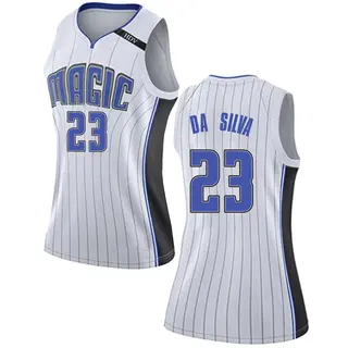 Women's Tristan da Silva Orlando Magic White Jersey - Association Edition - Swingman
