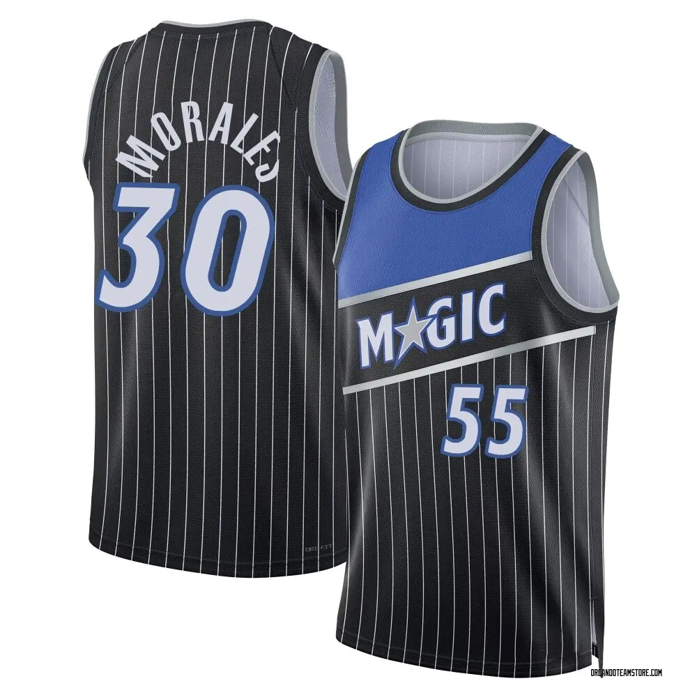 Youth Alex Morales Orlando Magic Black 2024/25 Statement Edition Jersey - Swingman