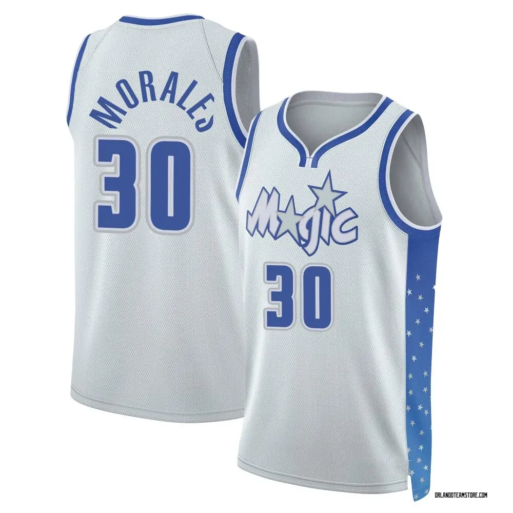 Youth Alex Morales Orlando Magic Silver 2025/26 City Edition Jersey - Swingman