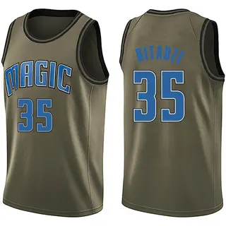 Youth Goga Bitadze Orlando Magic Green Salute to Service Jersey - Swingman