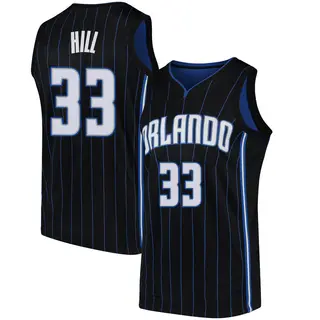 Youth Grant Hill Orlando Magic Black Jersey - Statement Edition - Swingman
