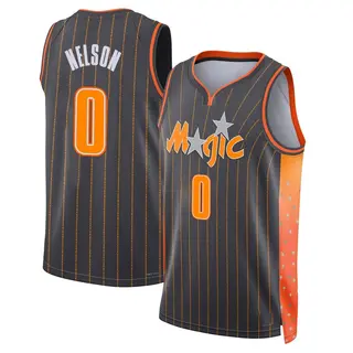 Youth Izaiyah Nelson Orlando Magic Anthracite 2021/22 City Edition Jersey - Swingman