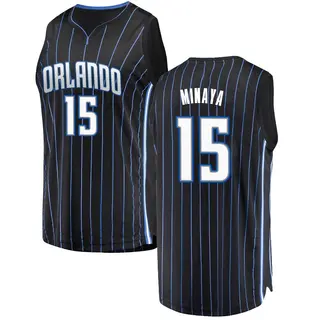 Youth Justin Minaya Orlando Magic Black Jersey - Statement Edition - Fast Break
