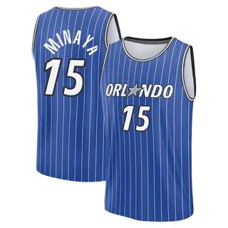 Youth Justin Minaya Orlando Magic Blue 2024/25 Icon Edition Jersey - Fast Break