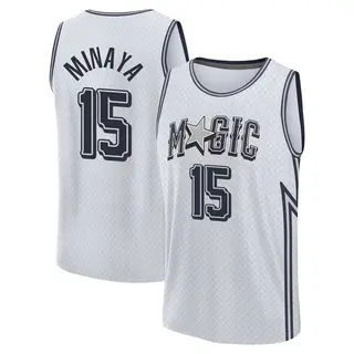 Youth Justin Minaya Orlando Magic Silver 2024/25 City Edition Jersey - Fast Break